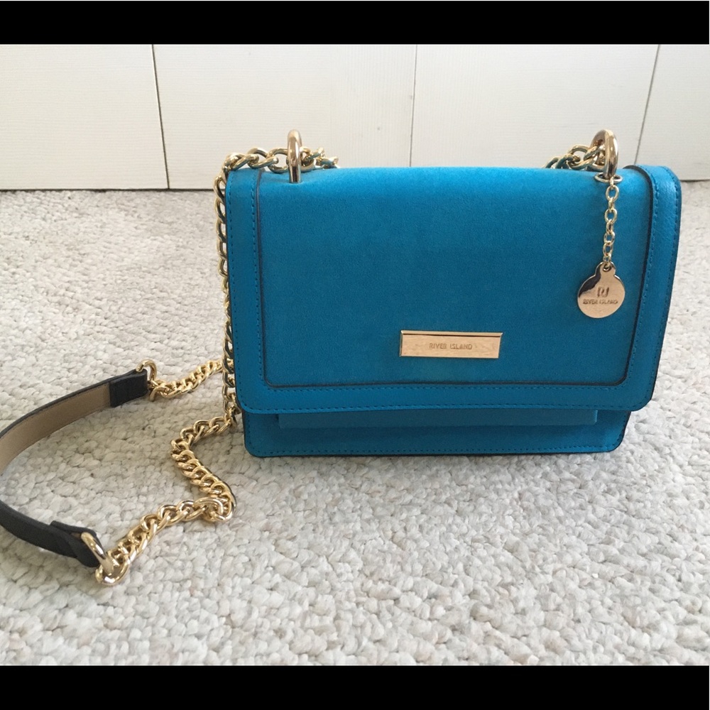 Blue crossbody purse - Picture 4 of 9